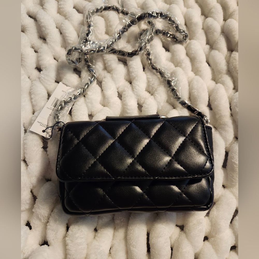 NWT French Connection Mell quilted crossbody